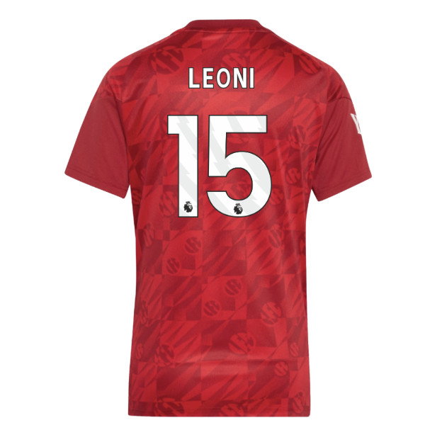 2026-2027 Liverpool Pre-Match Warm Up Shirt (Active Maroon) - Womens (Leoni 15)