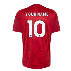 2026-2027 Liverpool Pre-Match Warm Up Shirt (Active Maroon) (Your Name)