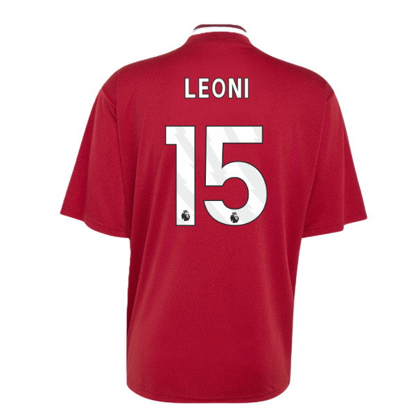 2026-2027 Liverpool Street Jersey (Active Maroon) (Leoni 15)