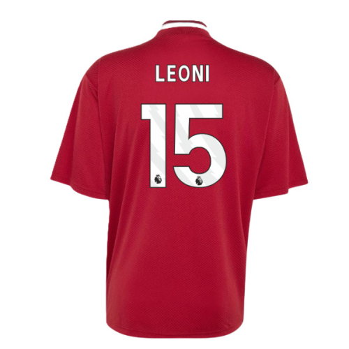 2026-2027 Liverpool Street Jersey (Active Maroon) (Leoni 15)