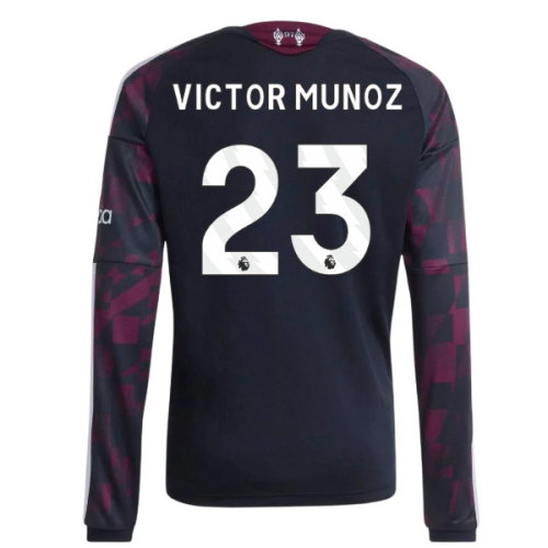 2026-2027 Liverpool Third Long Sleeve Shirt (Kids) (Victor Munoz 23)
