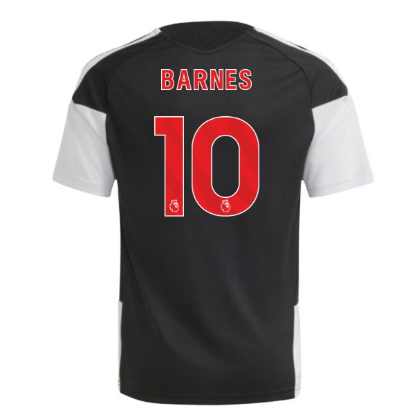 2026-2027 Liverpool Training Jersey (Black) - Kids (Barnes 10)