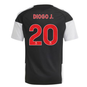 2026-2027 Liverpool Training Jersey (Black) - Kids (Diogo J. 20)