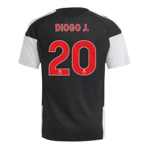 2026-2027 Liverpool Training Jersey (Black) - Kids (Diogo J. 20)