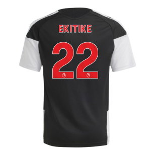 2026-2027 Liverpool Training Jersey (Black) - Kids (Ekitike 22)