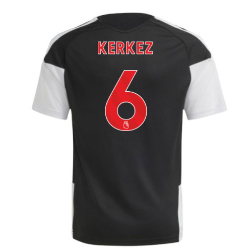 2026-2027 Liverpool Training Jersey (Black) - Kids (Kerkez 6)