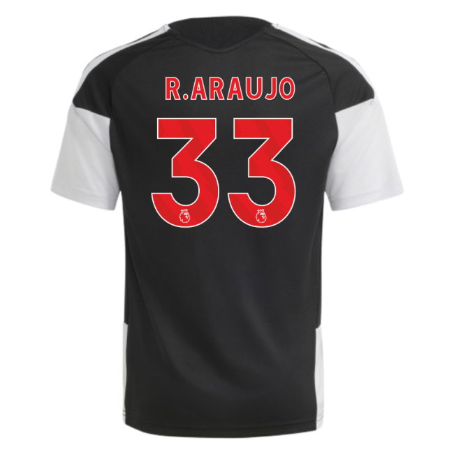 2026-2027 Liverpool Training Jersey (Black) - Kids (R.Araujo 33)