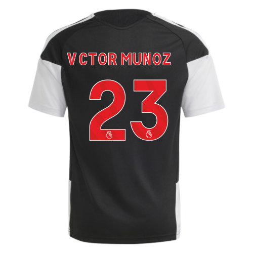 2026-2027 Liverpool Training Jersey (Black) - Kids (Vctor Munoz 23)