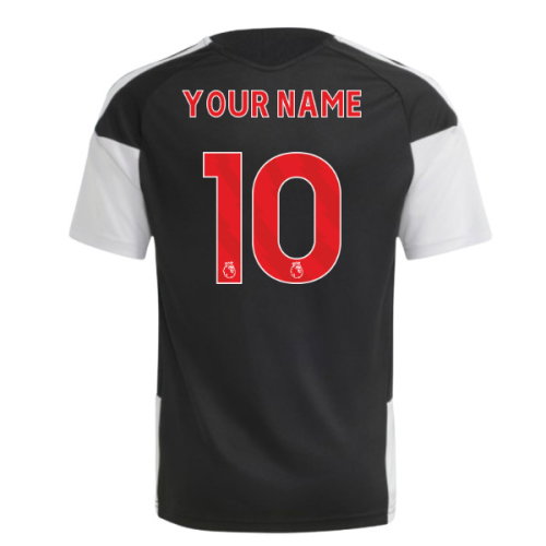 2026-2027 Liverpool Training Jersey (Black) - Kids (Your Name)