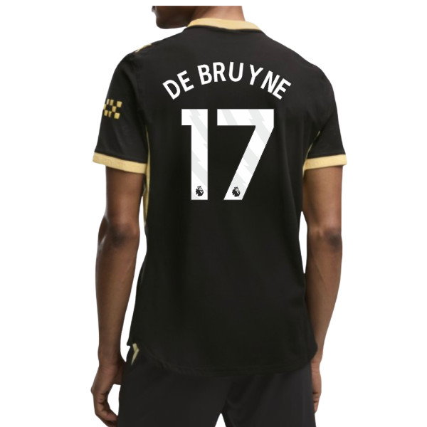 2026-2027 Man City Authentic Away Shirt (De Bruyne 17)