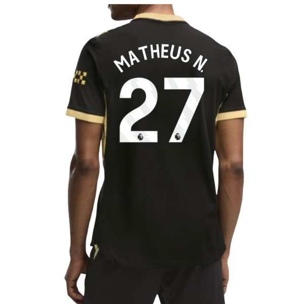 2026-2027 Man City Authentic Away Shirt (Matheus N. 27)