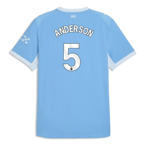 2026-2027 Man City Authentic Home Shirt (Anderson 5)