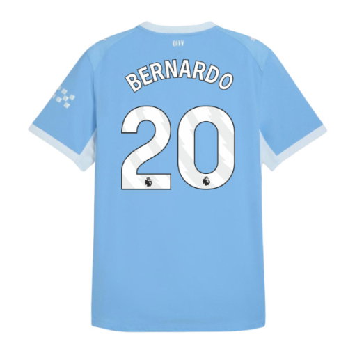 2026-2027 Man City Authentic Home Shirt (Bernardo 20)