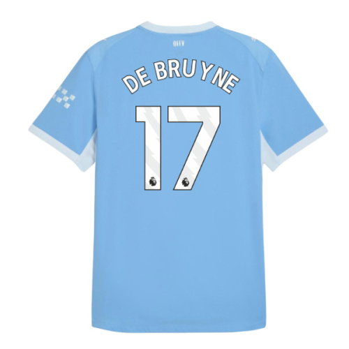 2026-2027 Man City Authentic Home Shirt (De Bruyne 17)