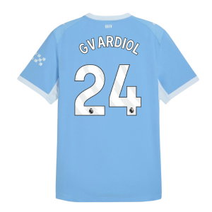 2026-2027 Man City Authentic Home Shirt (Gvardiol 24)