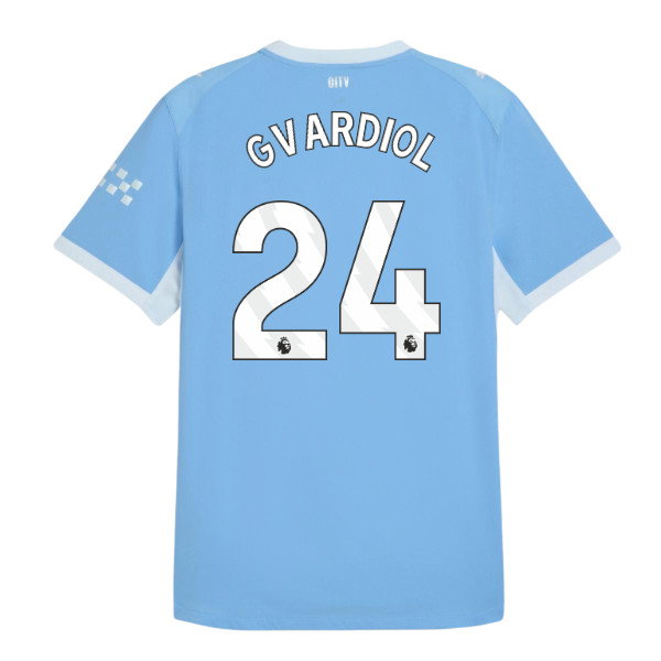 2026-2027 Man City Authentic Home Shirt (Gvardiol 24)