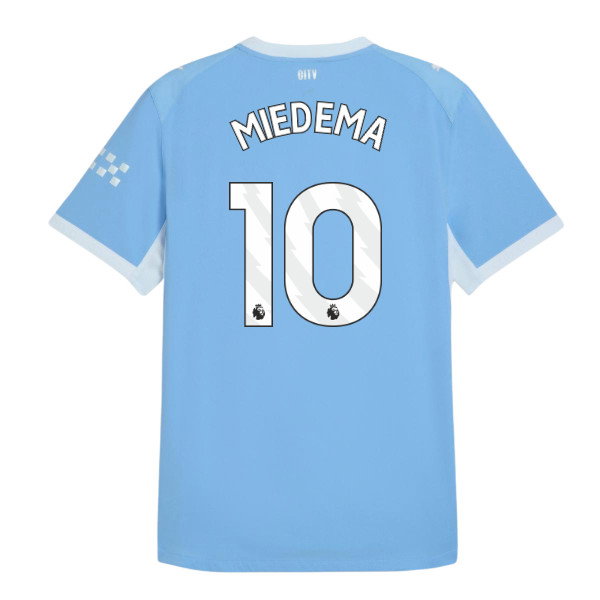 2026-2027 Man City Authentic Home Shirt (Miedema 10)