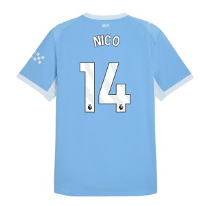 2026-2027 Man City Authentic Home Shirt (Nico 14)