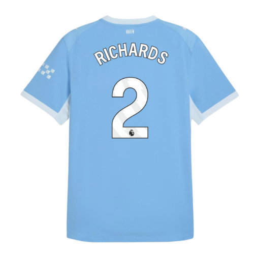 2026-2027 Man City Authentic Home Shirt (Richards 2)