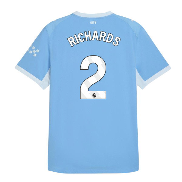 2026-2027 Man City Authentic Home Shirt (Richards 2)