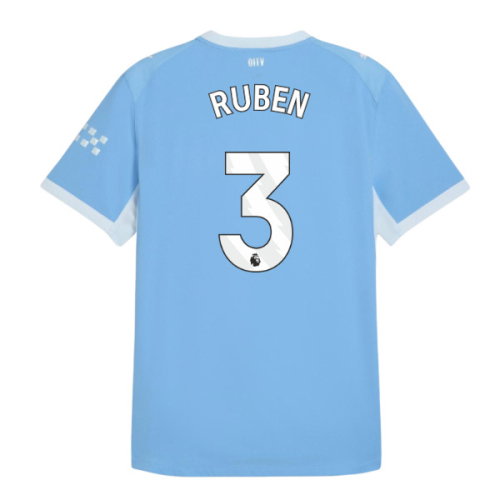 2026-2027 Man City Authentic Home Shirt (Ruben 3)