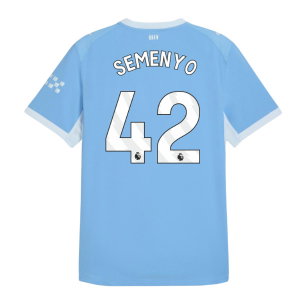 2026-2027 Man City Authentic Home Shirt (Semenyo 42)