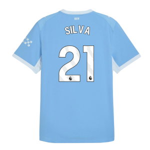 2026-2027 Man City Authentic Home Shirt (Silva 21)