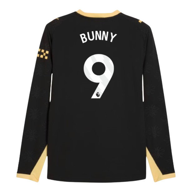 2026-2027 Man City Authentic Long Sleeve Away Shirt (Bunny 9)