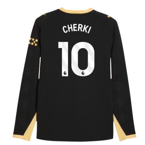 2026-2027 Man City Authentic Long Sleeve Away Shirt (Cherki 10)