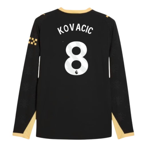 2026-2027 Man City Authentic Long Sleeve Away Shirt (Kovacic 8)