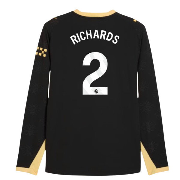 2026-2027 Man City Authentic Long Sleeve Away Shirt (Richards 2)