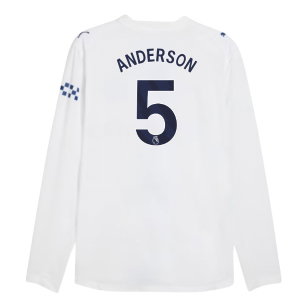 2026-2027 Man City Authentic Long Sleeve Third Shirt (Anderson 5)