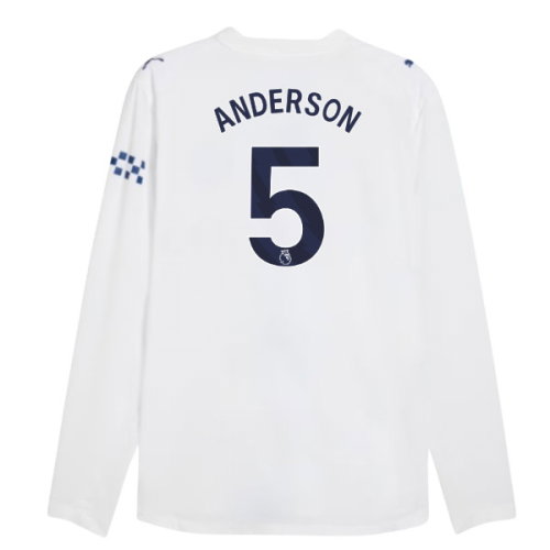 2026-2027 Man City Authentic Long Sleeve Third Shirt (Anderson 5)
