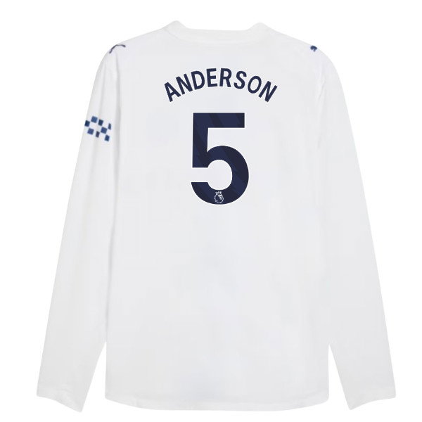 2026-2027 Man City Authentic Long Sleeve Third Shirt (Anderson 5)