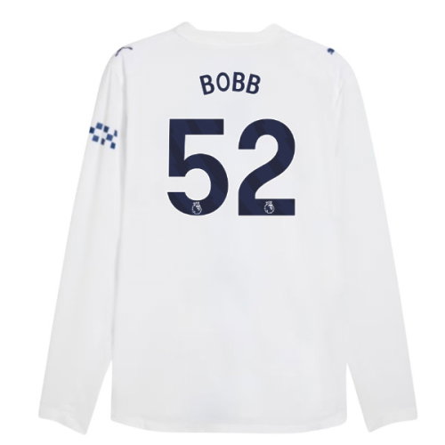 2026-2027 Man City Authentic Long Sleeve Third Shirt (Bobb 52)