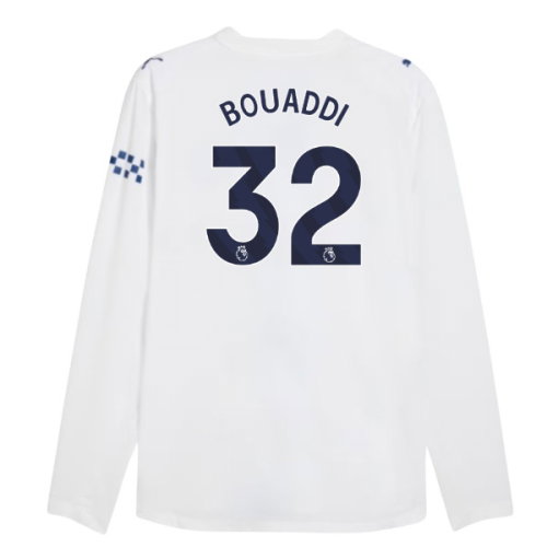 2026-2027 Man City Authentic Long Sleeve Third Shirt (Bouaddi 32)