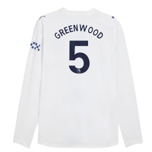 2026-2027 Man City Authentic Long Sleeve Third Shirt (Greenwood 5)