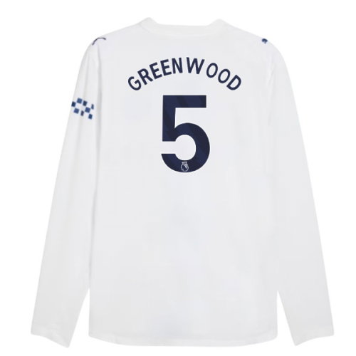 2026-2027 Man City Authentic Long Sleeve Third Shirt (Greenwood 5)