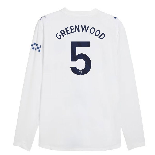 2026-2027 Man City Authentic Long Sleeve Third Shirt (Greenwood 5)