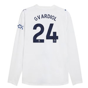 2026-2027 Man City Authentic Long Sleeve Third Shirt (Gvardiol 24)