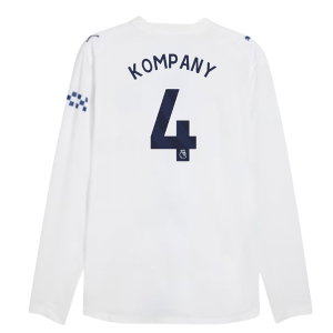 2026-2027 Man City Authentic Long Sleeve Third Shirt (Kompany 4)