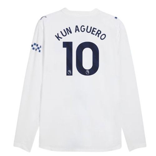 2026-2027 Man City Authentic Long Sleeve Third Shirt (Kun Aguero 10)