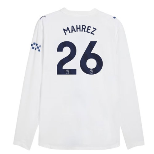 2026-2027 Man City Authentic Long Sleeve Third Shirt (Mahrez 26)