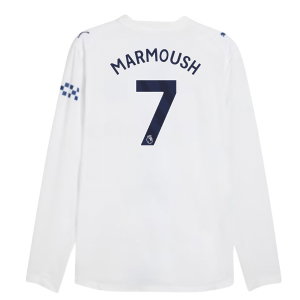 2026-2027 Man City Authentic Long Sleeve Third Shirt (Marmoush 7)