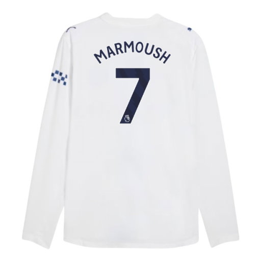 2026-2027 Man City Authentic Long Sleeve Third Shirt (Marmoush 7)