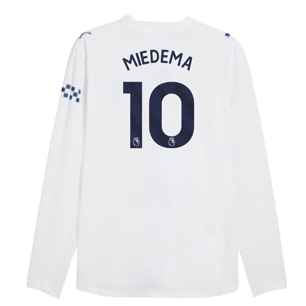2026-2027 Man City Authentic Long Sleeve Third Shirt (Miedema 10)