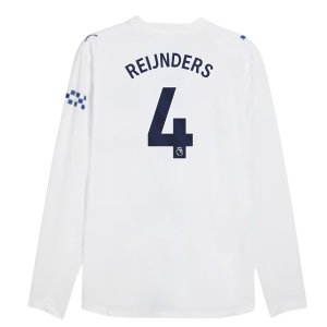 2026-2027 Man City Authentic Long Sleeve Third Shirt (Reijnders 4)