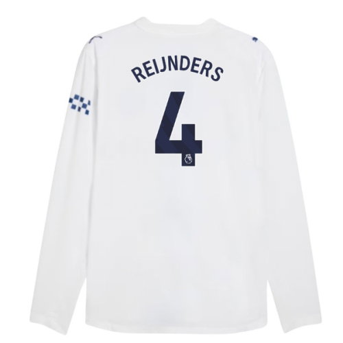 2026-2027 Man City Authentic Long Sleeve Third Shirt (Reijnders 4)