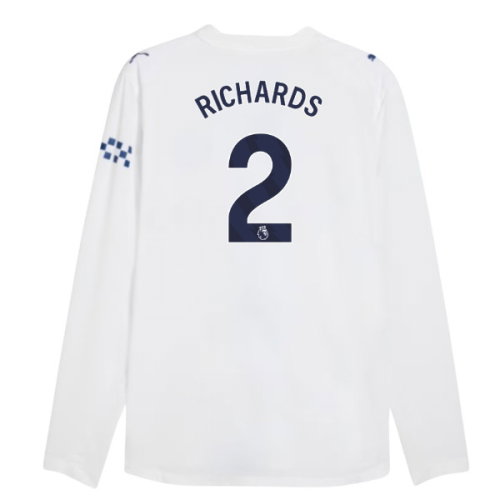 2026-2027 Man City Authentic Long Sleeve Third Shirt (Richards 2)
