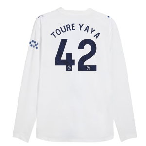 2026-2027 Man City Authentic Long Sleeve Third Shirt (Toure Yaya 42)
